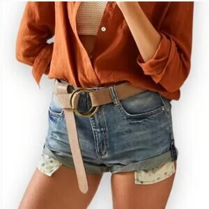 Anthropologie Pilcro Vintage Denim Light Relaxed Shortie Shorts Size 29 NWT!